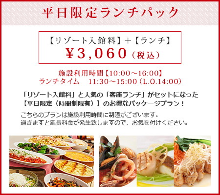 平日限定ランチパック